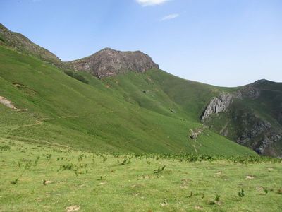 du col de Buztanzelhai vue vers le nord-Est