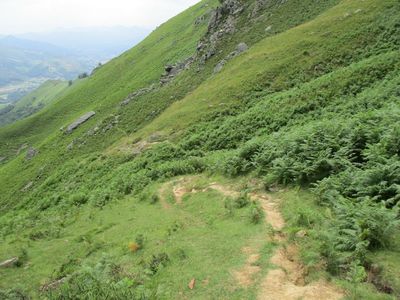 dernier lacet avant la traverse