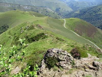 jonction avec la route Ahusquy-Chalets d Iraty