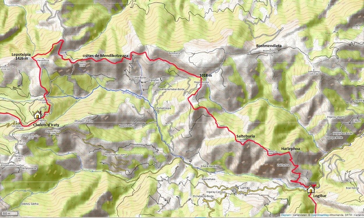 GR10  Etape des Chalets d Iraty  Logibar