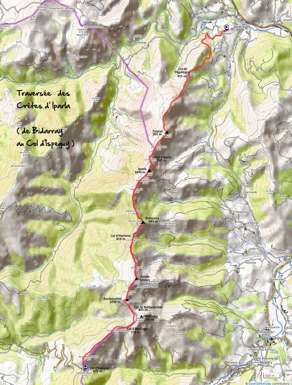 traversée des crêets d iparla